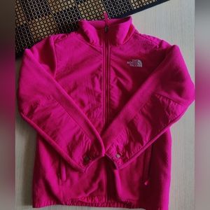 The North face girls sweater size L (14/16) pink